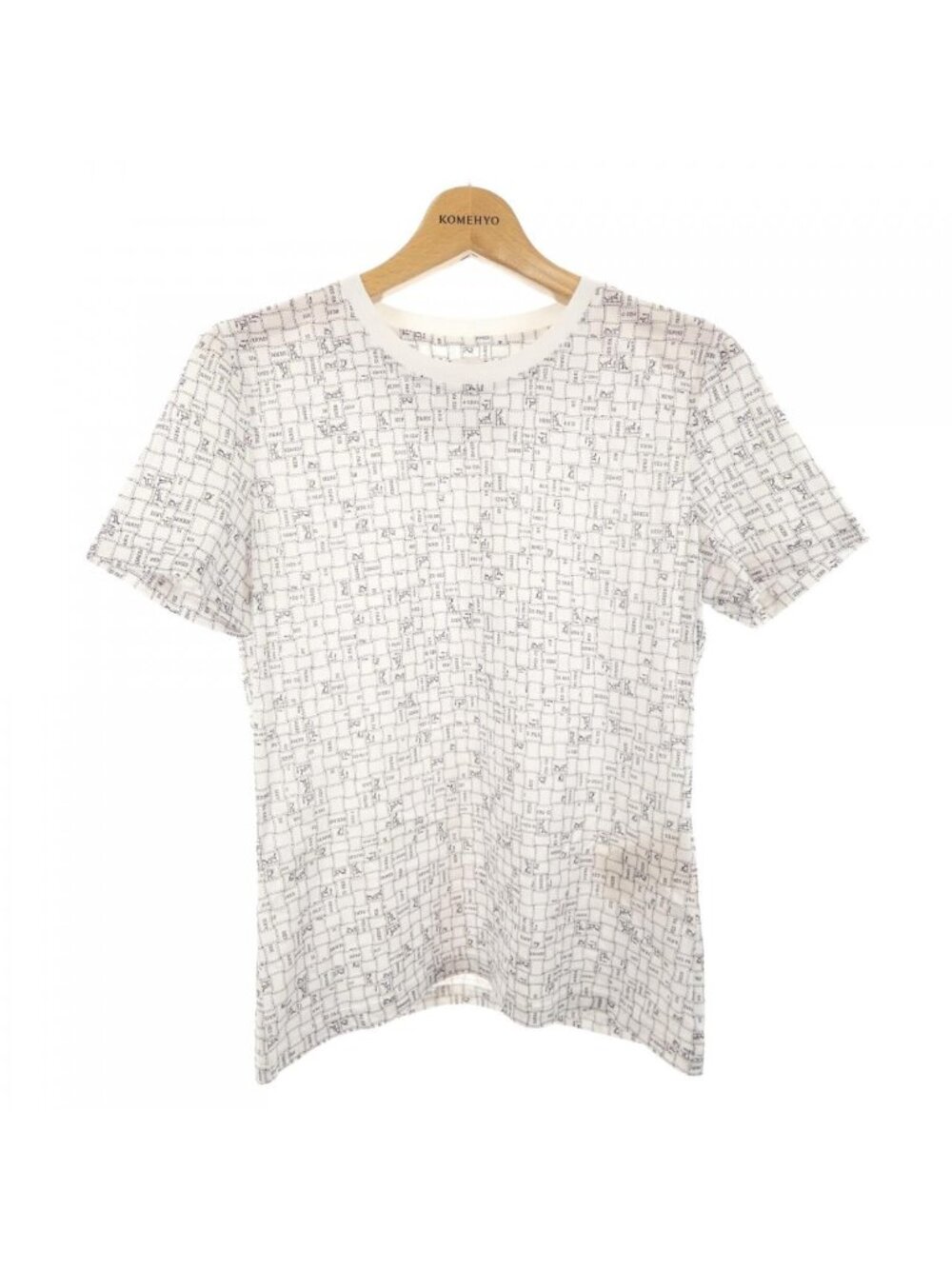Hermes Bolduc Au Carre Check T-Shirt